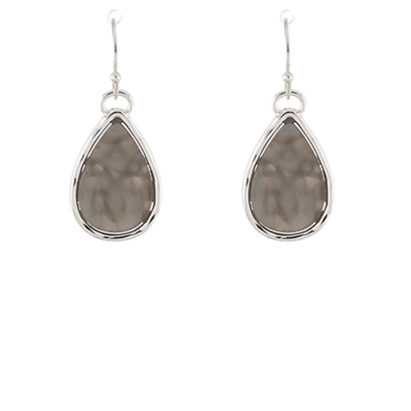 Teardrop Pearl Earrings - Picture 2 of 2